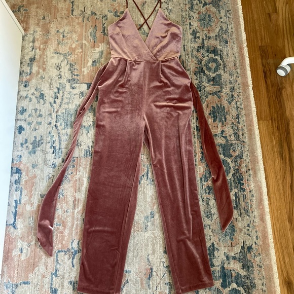 Express Velvet Jumpsuit - Women’s - Picture 5 of 15